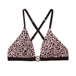 NWT Victoria’s Secret Wild Wanderer Ribbed Triangle Bikini Top- size XXL